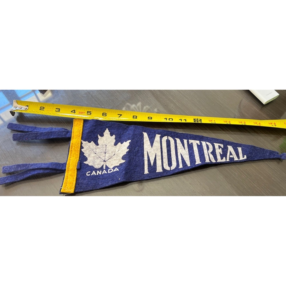 Vintage Pennant Montreal Canada Maple Leaf